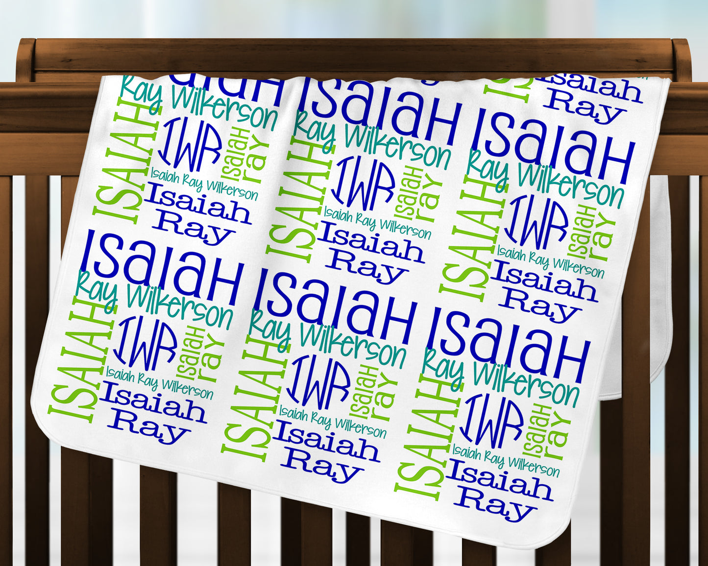 Personalized Baby Blanket - Classic Design