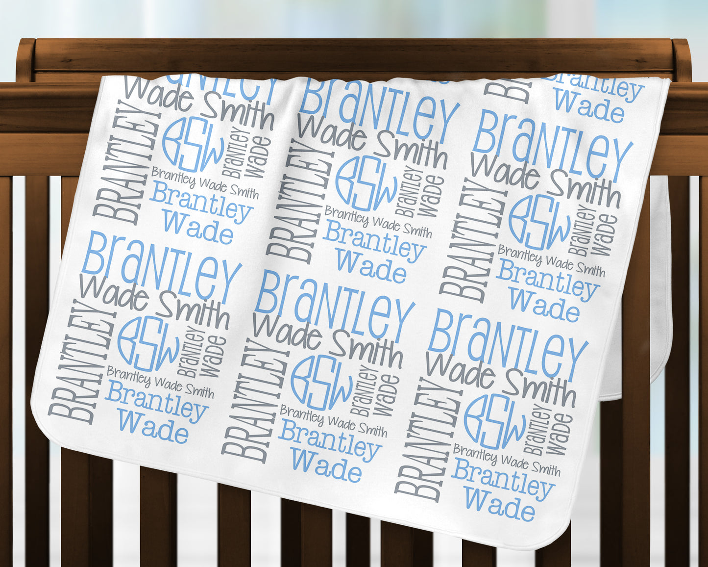 Personalized Baby Blanket - Classic Design