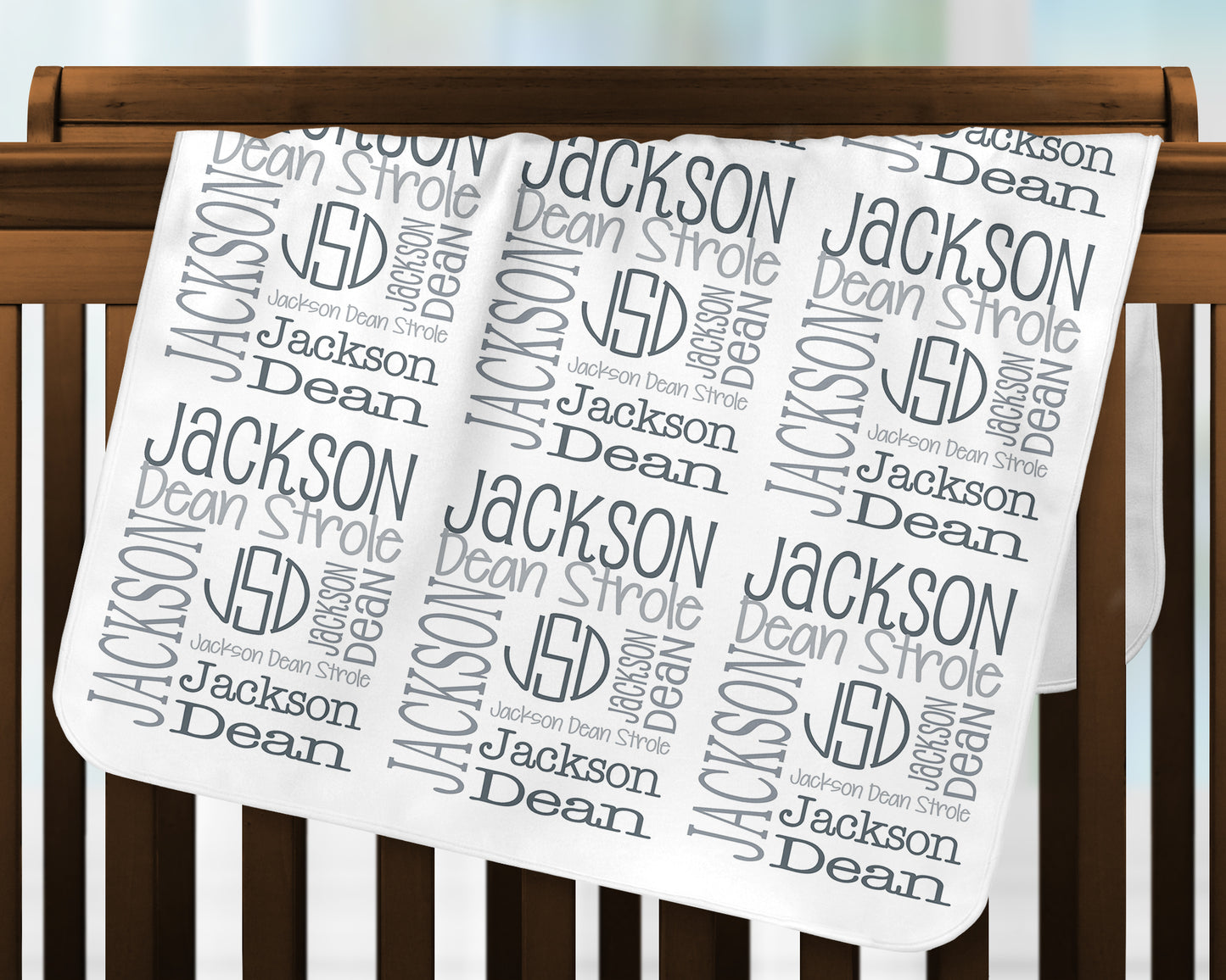 Personalized Baby Blanket - Classic Design