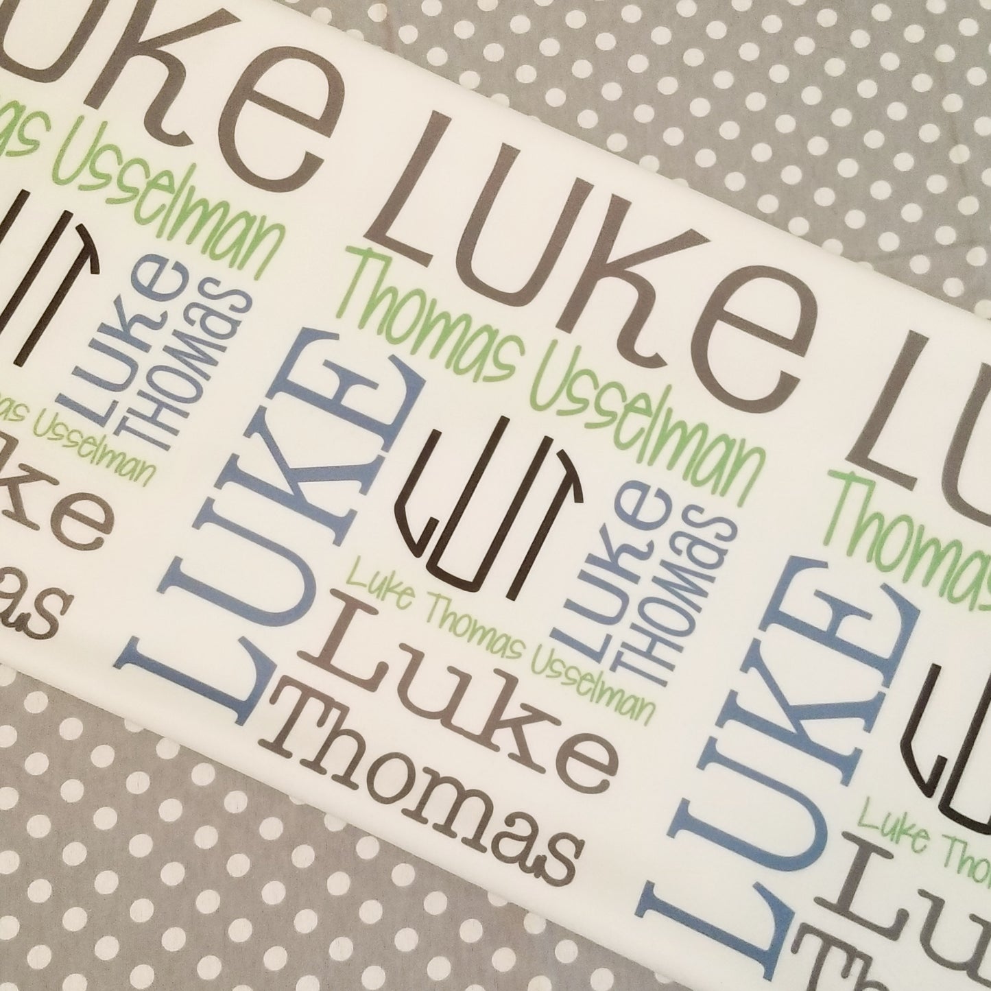 Personalized Baby Name Blanket - Classic Design - The Luke