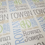 Personalized Name Blanket - Classic Design - The William