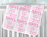 Personalized Baby Name Blanket - Classic Design - The Anna
